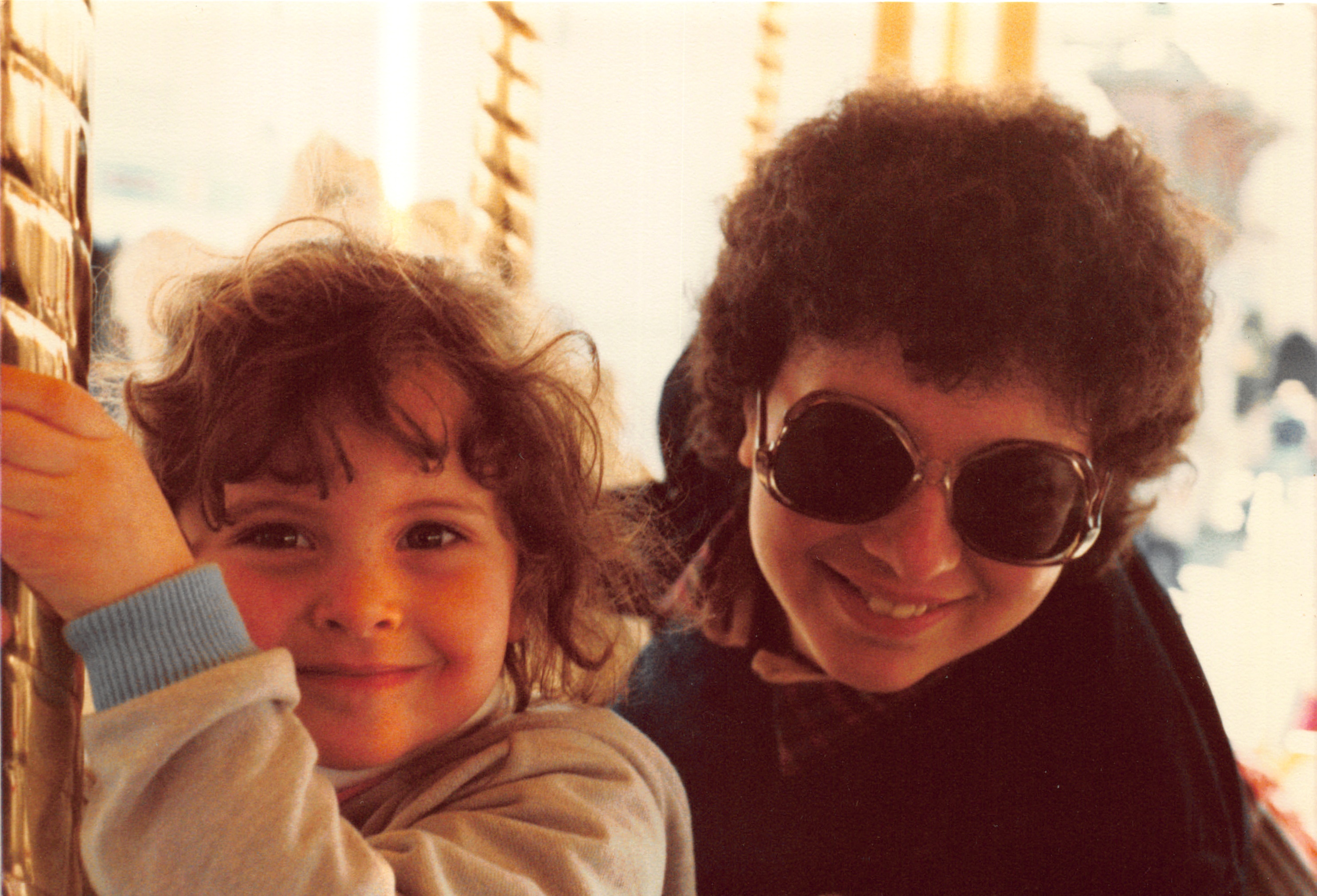 Sheri Gurock as a young girl with her mother, Jayne Beker